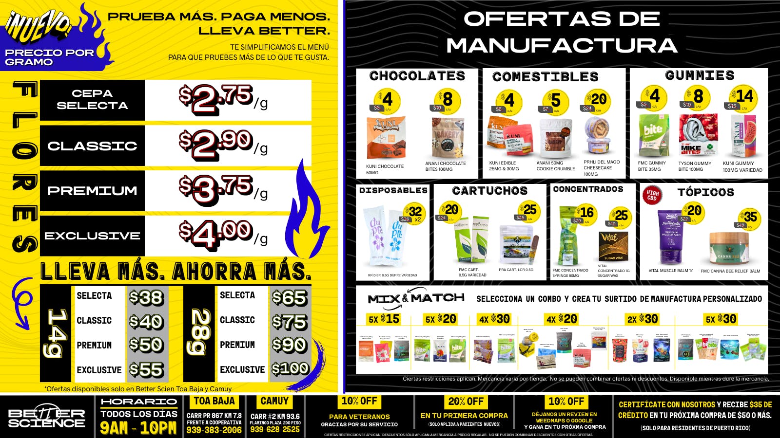 Better Science - Toa Baja DESDE $2.75 EL GRAMO 🥵