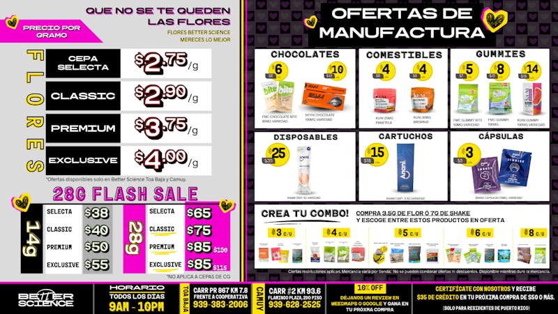 Better Science - Toa Baja 💛 PRECIOS MEJOR QUE NUNCA 😍