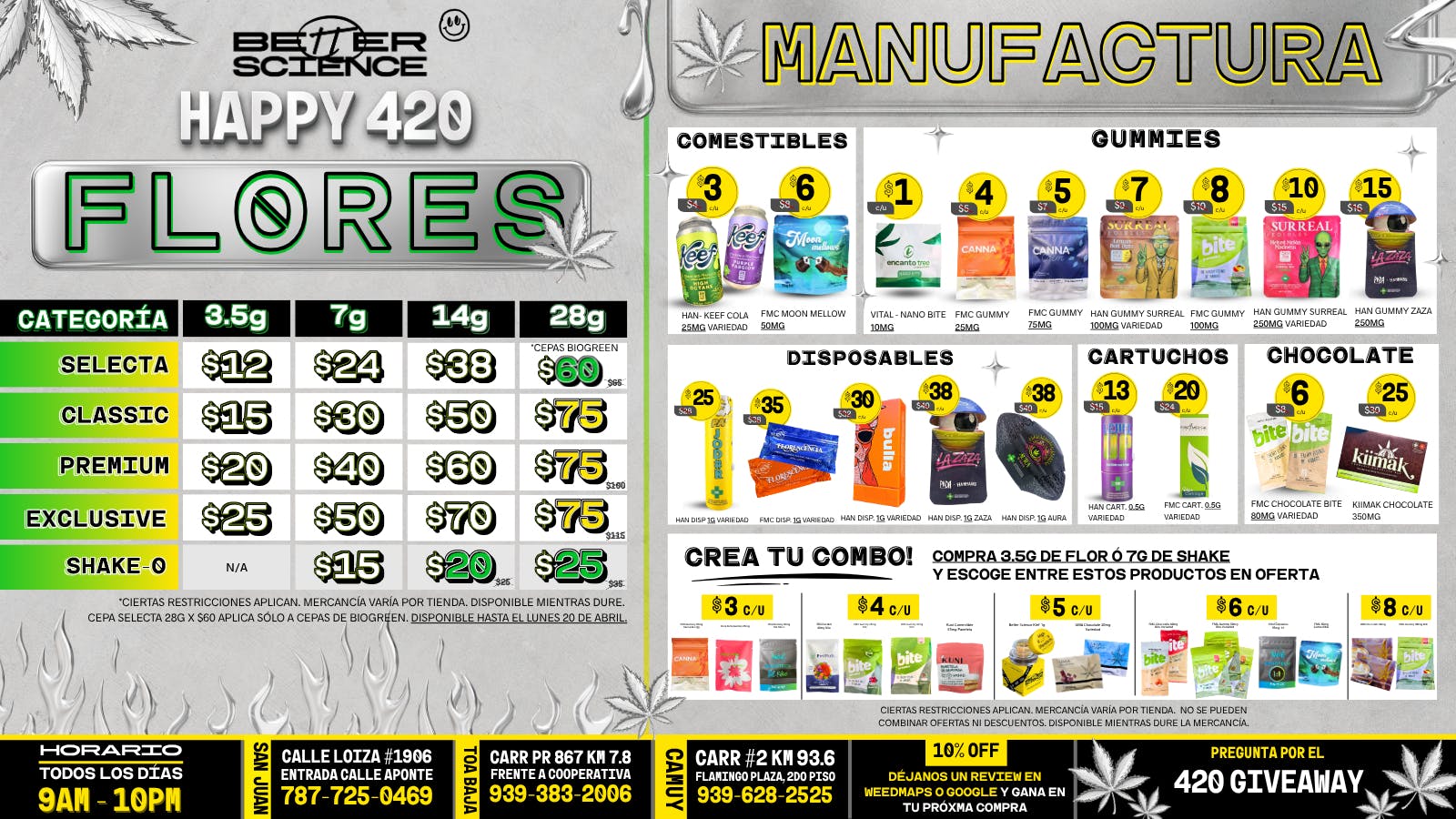 Better Science - Camuy ⭐️ OFERTAS DE 4/20 😱