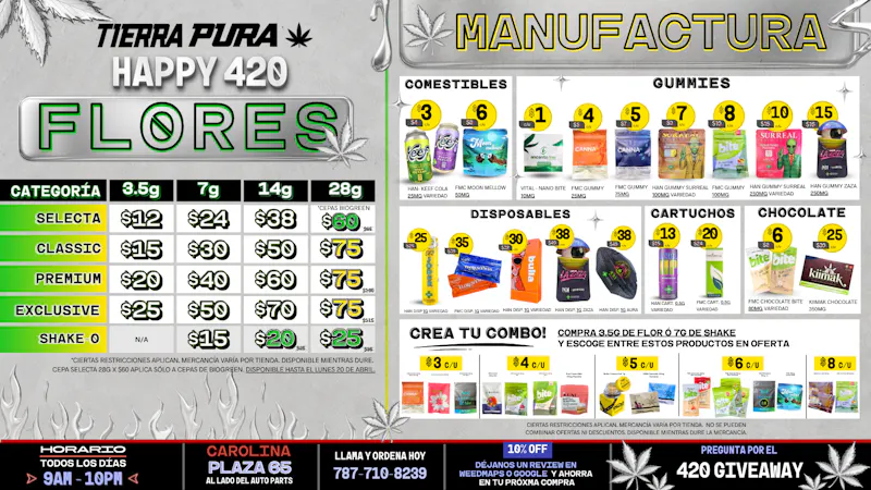Tierra Pura - Carolina ⭐️ OFERTAS DE 4/20 😱