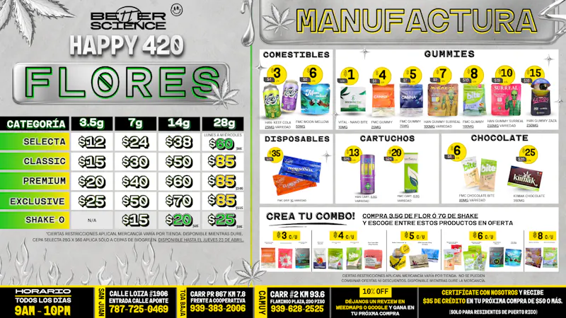 Better Science - Camuy 420 Extendido 👀