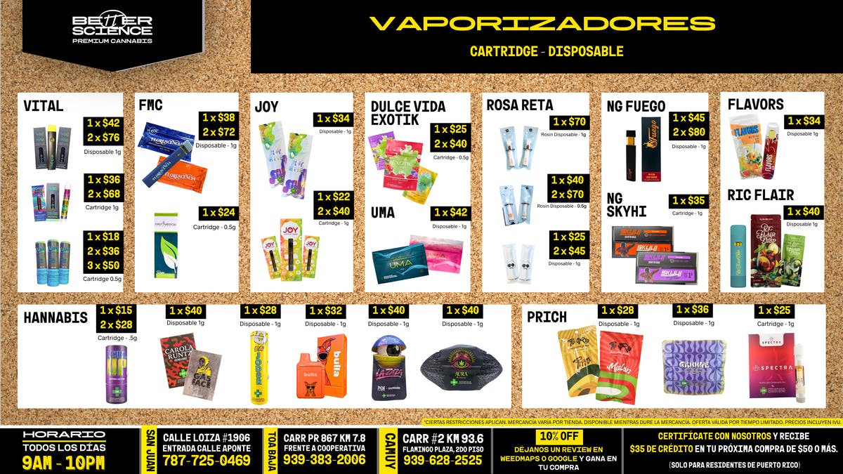 Better Science - Calle Loiza Vaporizadores que se Ajustan a Tu Rutina 🚶🏿‍♂️