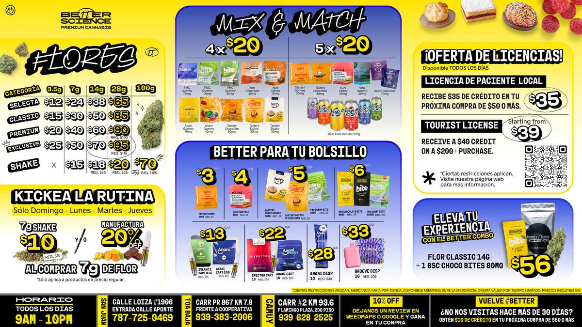 Better Science - Toa Baja NUEVAS OFERTAS 😨