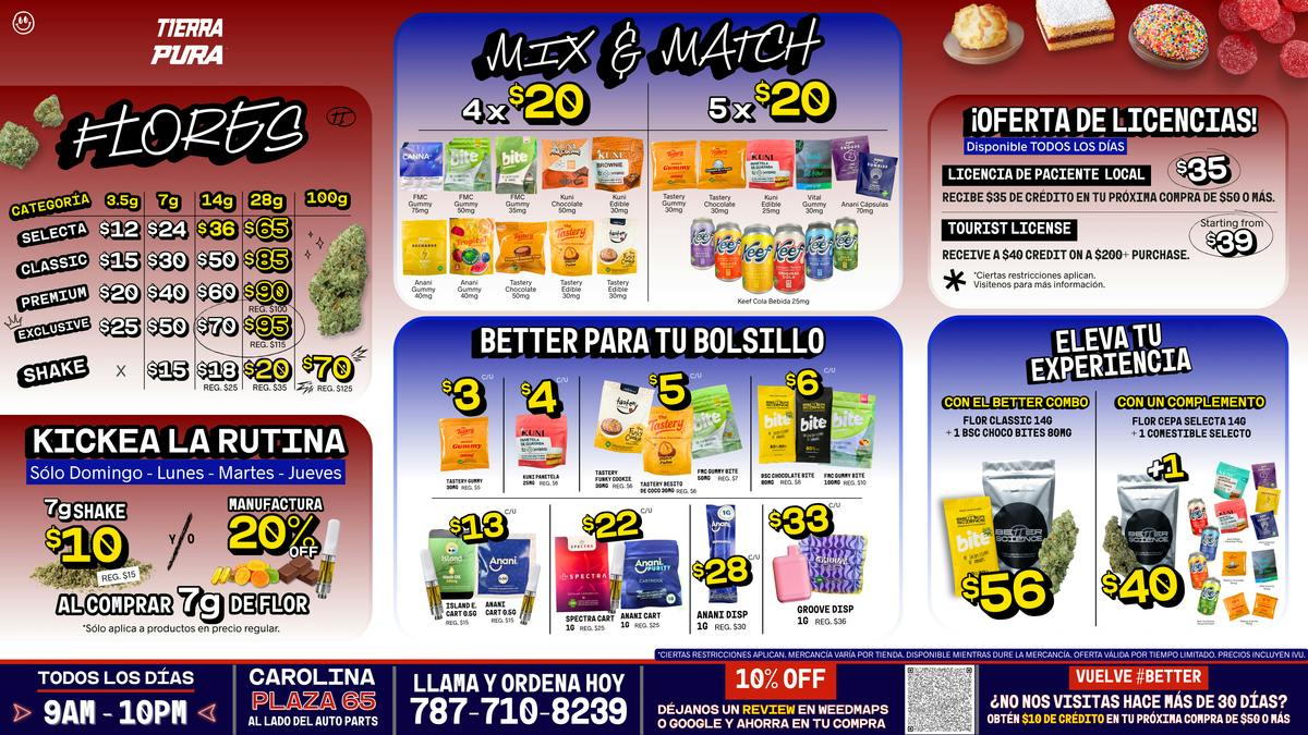 Tierra Pura - Carolina OFERTAS DE CAROLINA