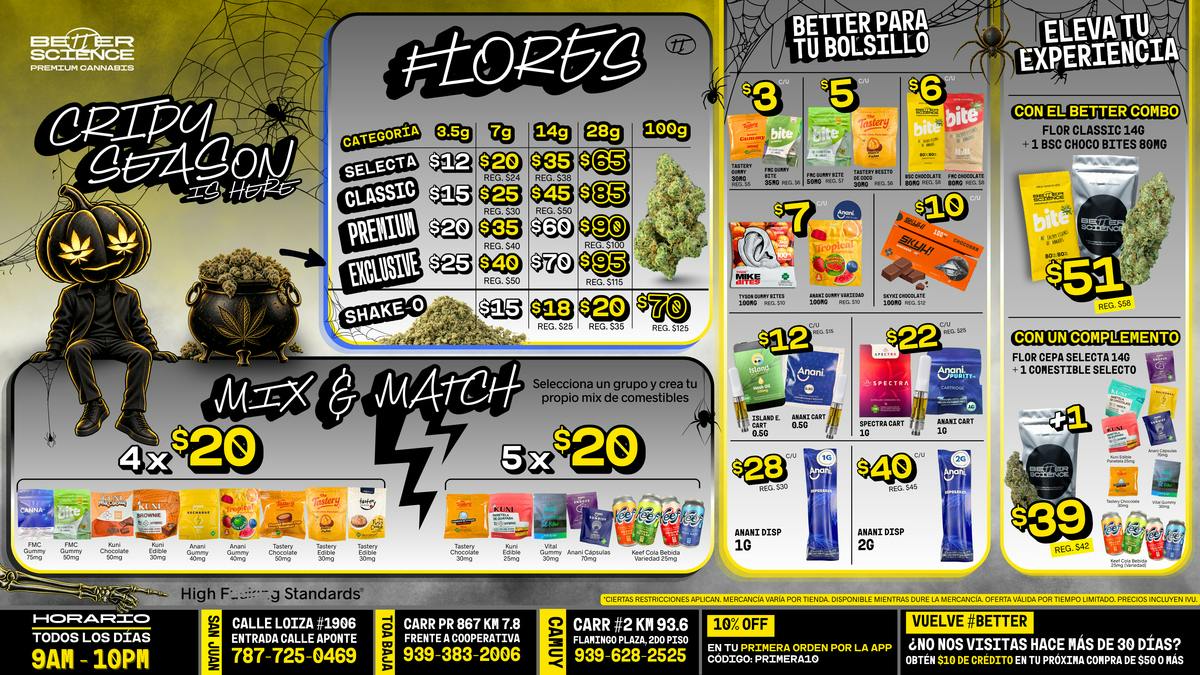 Better Science - Toa Baja OFERTAS CRIPY 🕷️