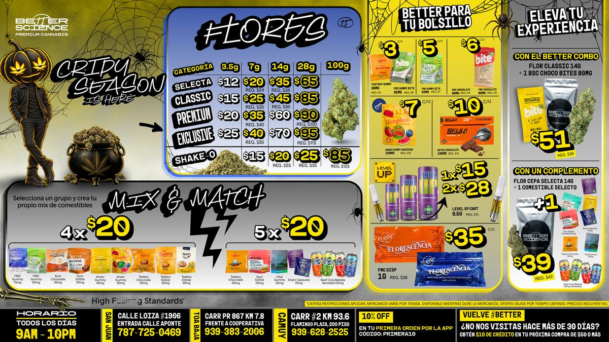 Better Science - Calle Loiza OFERTAS CRIPY 🕷️
