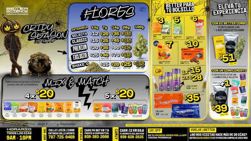 Better Science - Calle Loiza OFERTAS CRIPY 🕷️