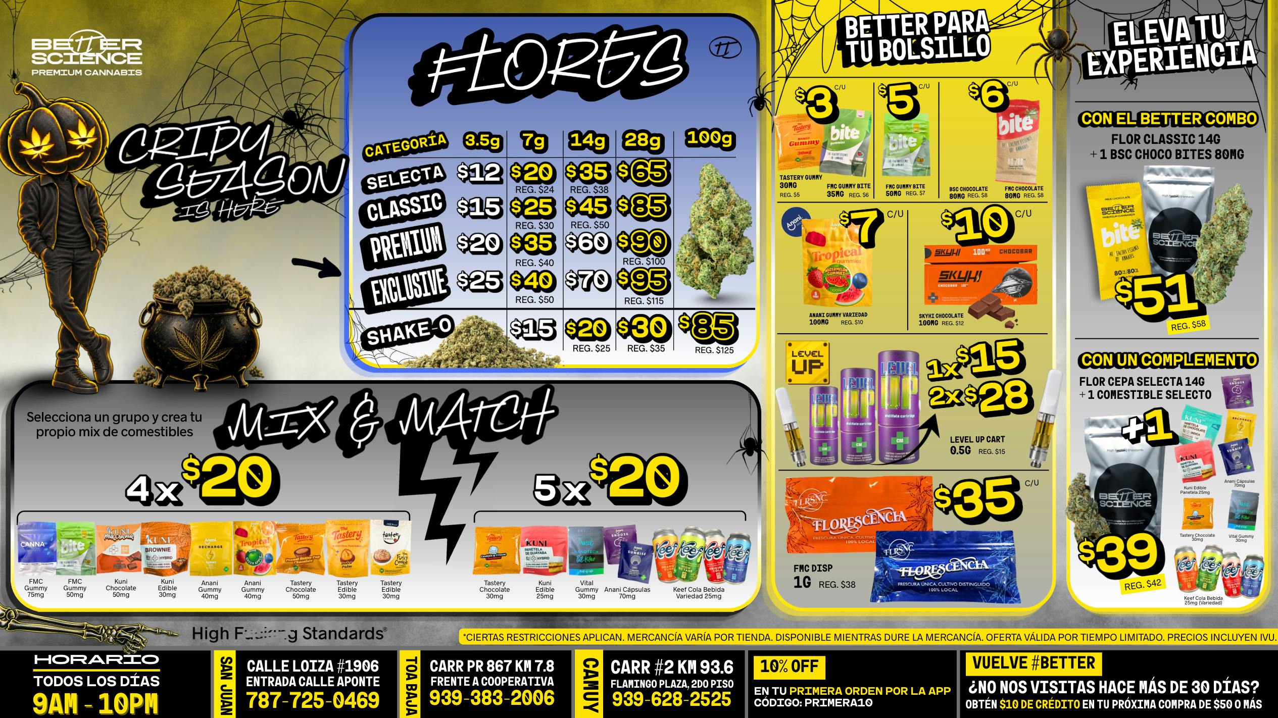 Better Science - Toa Baja OFERTAS CRIPY 🕷️