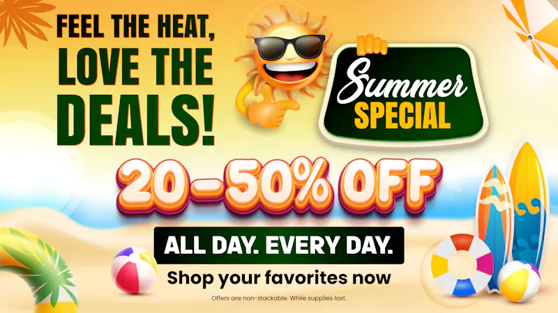 Lemon 22 ☀️ Summer Heatwave Deals — Save 20–50% OFF