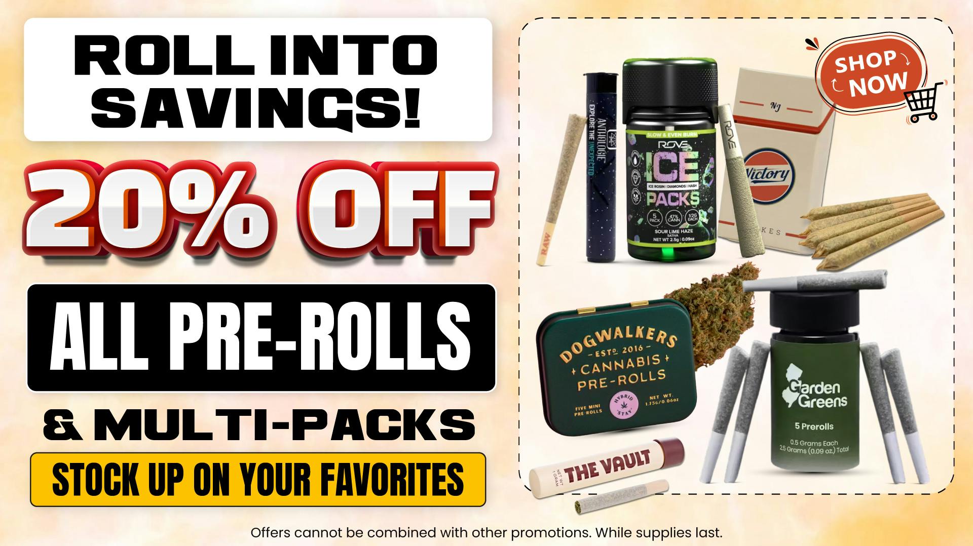 Lemon 22 Limited-Time Offer: 20% OFF Pre-Rolls & Multi-Pack