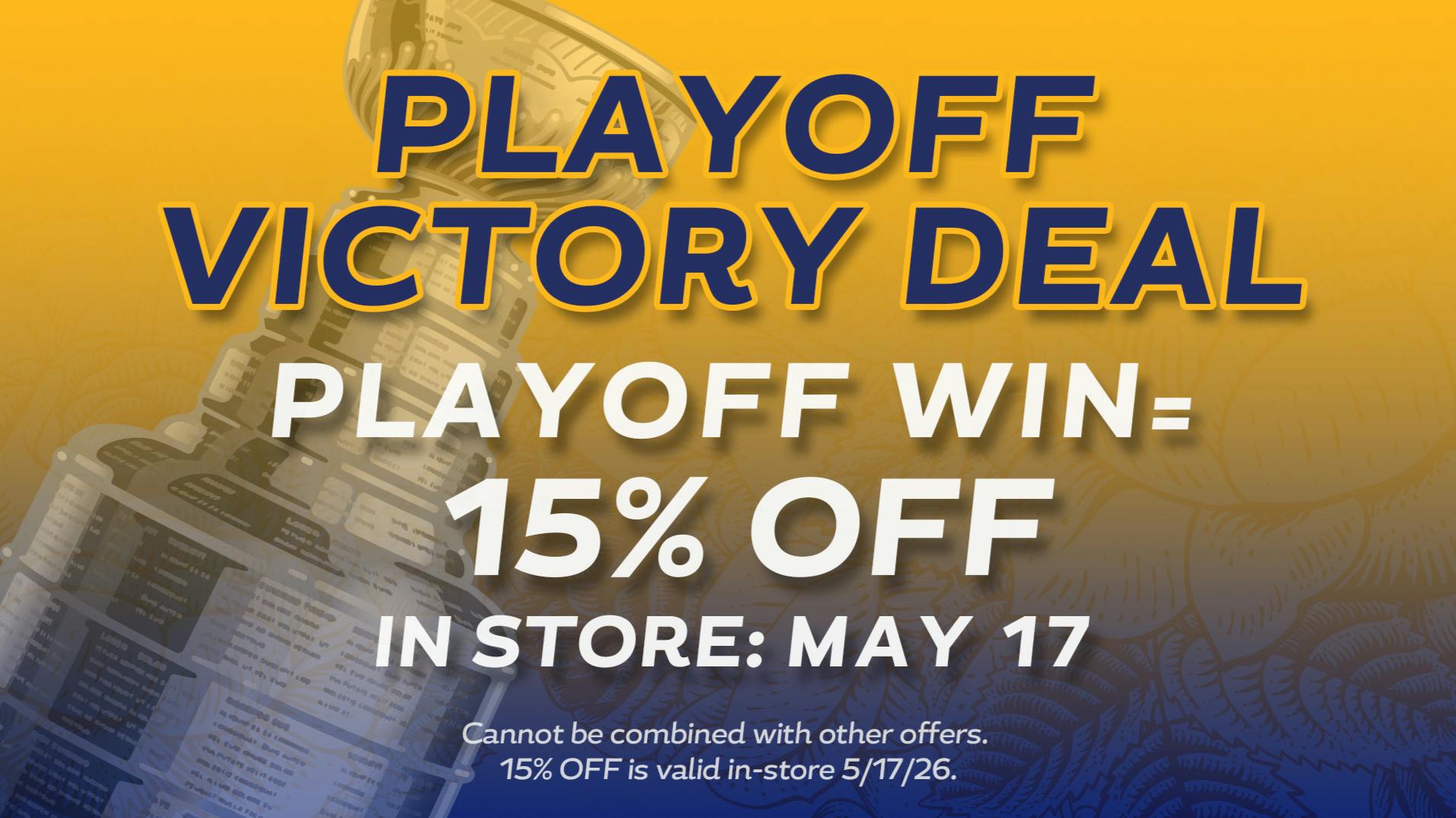 Star Buds Buffalo - Drive Thru 15% OFF May 17 for a huge Playoff Win!