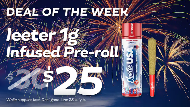 Star Buds Buffalo - Drive Thru $5 OFF Jeeter 1g American Pi Infused Pre-Roll