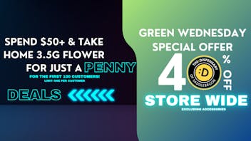 The Dispensaries of NJ - Saddlebrook Green Wednesday Special Offer
