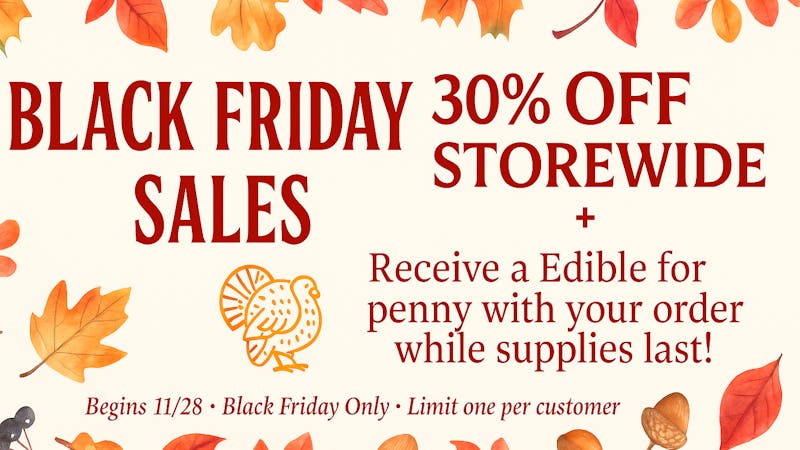 The Dispensaries of NJ - Saddlebrook Black Friday Storewide Sale