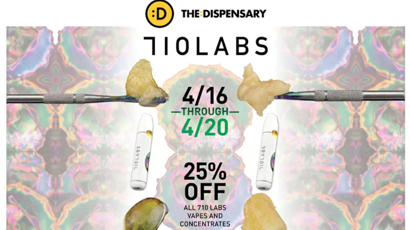 The Dispensaries of NJ - Saddlebrook 710 LABS - 25% OFF 4/16 - 4/20