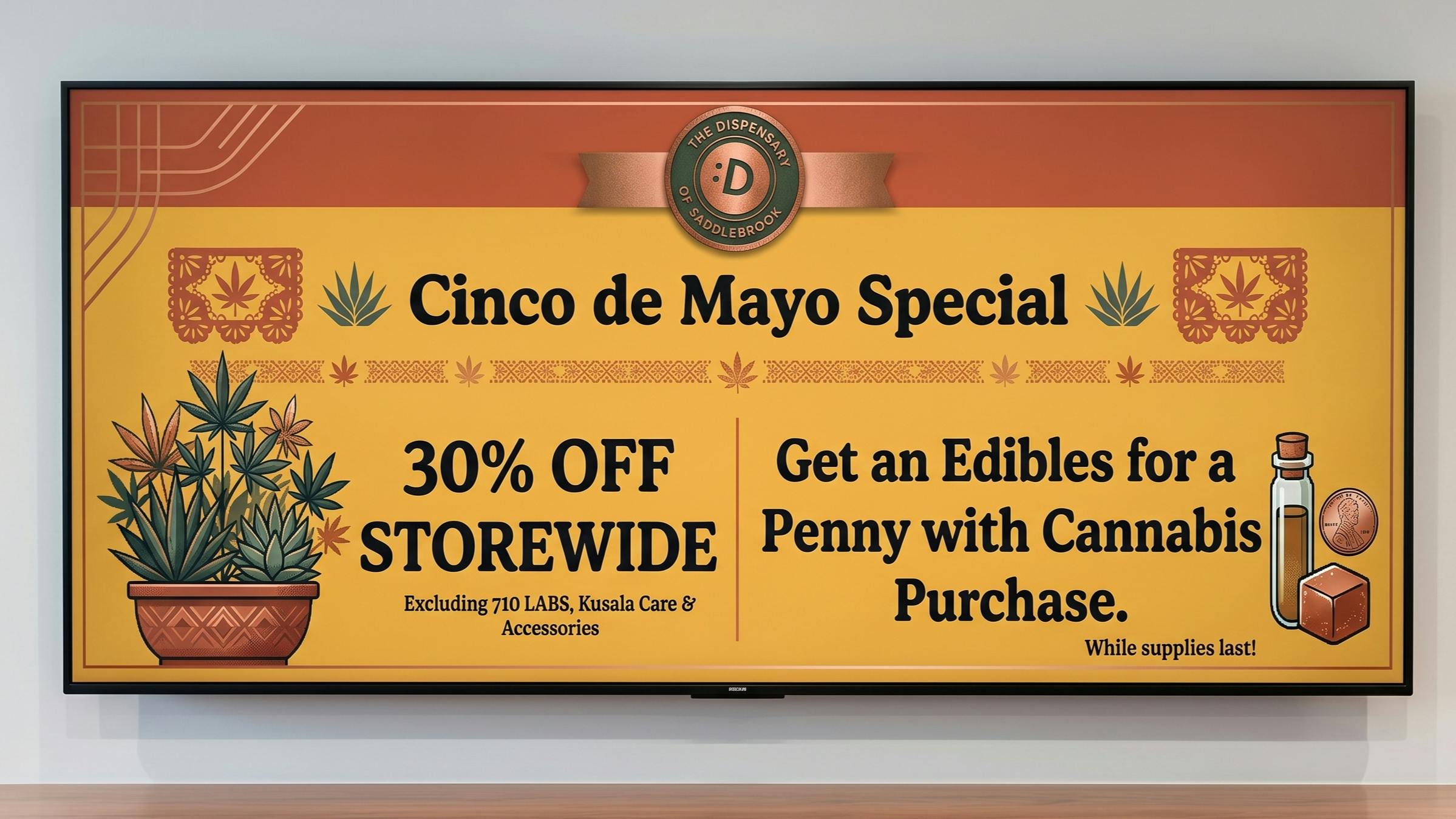 The Dispensaries of NJ - Saddlebrook 30% OFF STOREWIDE – Saddle Up for Savings!