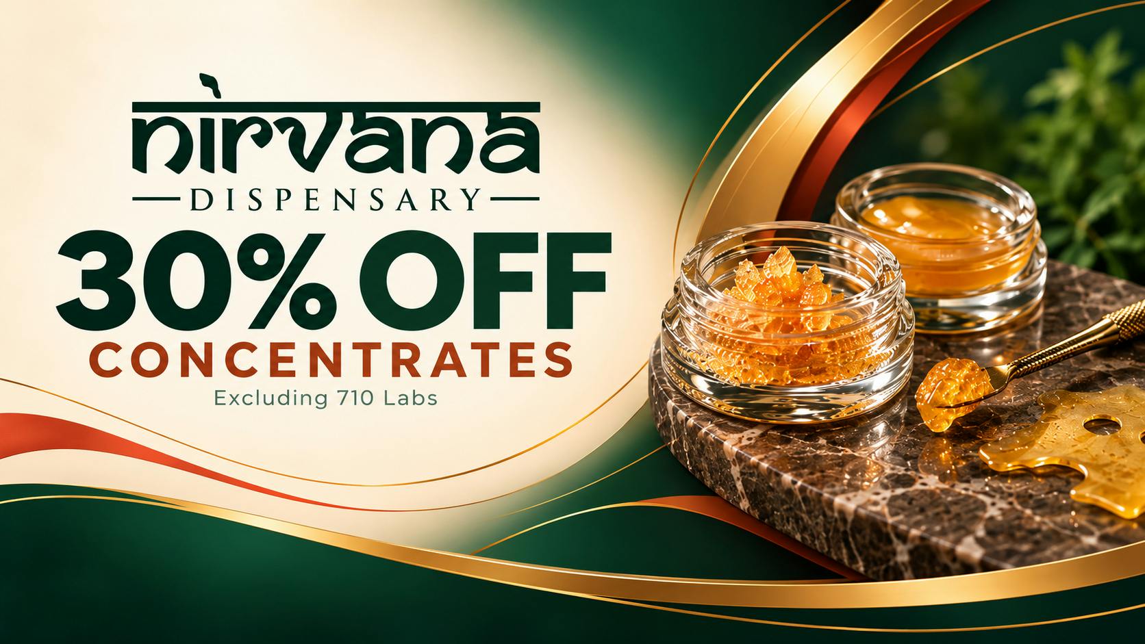 Nirvana Dispensary Saddle Brook 30% OFF - Concentrates