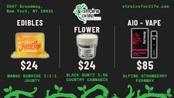 Strains for Life, Powered by Indoor 👻 $24 8th's & Gummies @ Strains for Life!