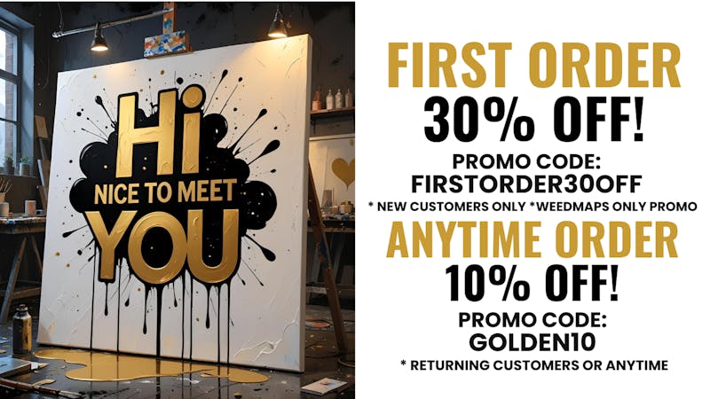 Golden Apple Cannabis Co. 30% OFF First Order • 10% OFF Anytime-No Minimum