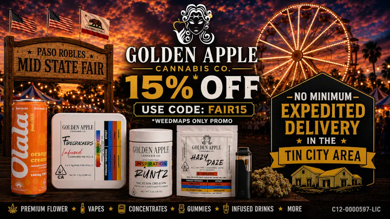 Golden Apple Cannabis Co. 12 Days of Fair!