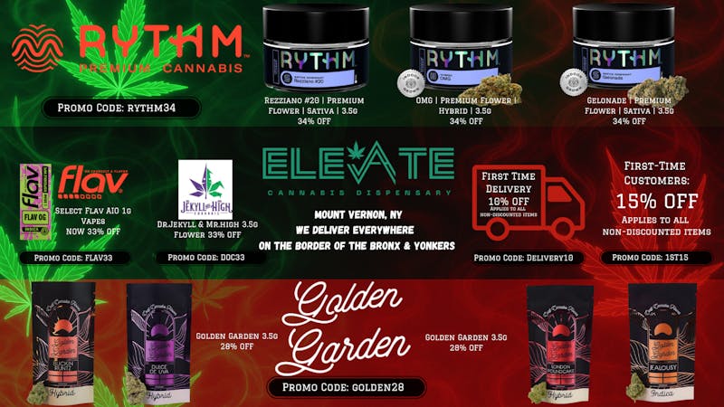 Elevate Cannabis Dispensary 15% Off First Time Customer