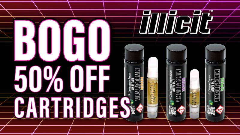 From The Earth Dispensary Downtown Buy 1 Get 1 50% Off All Illicit Carts & Disposable