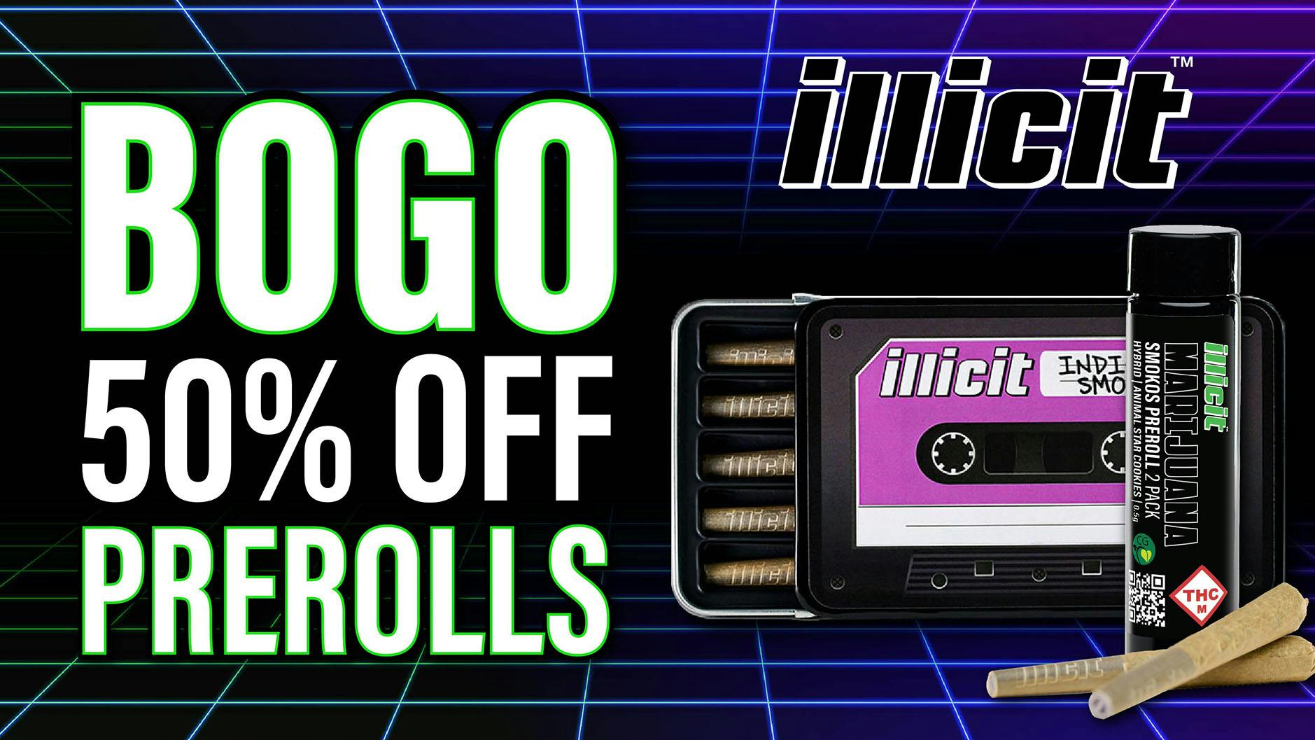 La Vida Gardens Dispensary Belleville BOGO 50% off Illicit pre-rolls and pre-roll packs