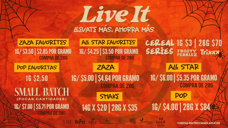 Aura Tus Favoritas | desde $2.50/g,$3.50/g,$4.25/g,