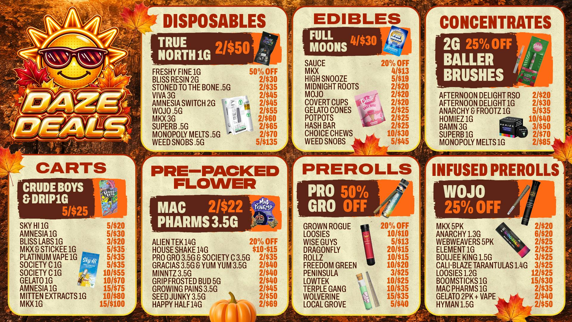 Happy Daze Happy Daze Monroe Deals: Fall Savings Are Live Now