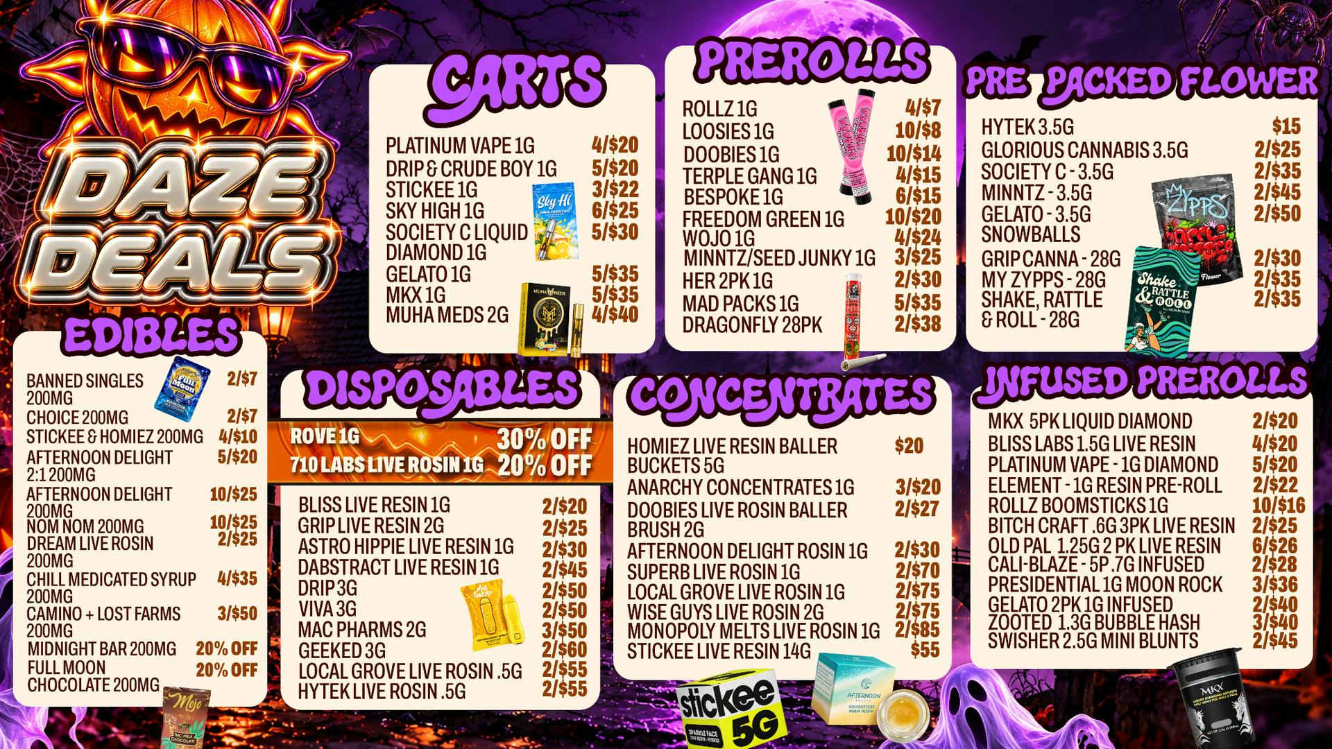 Happy Daze Happy Daze Mt Pleasant Deals: Spooky Savings Today