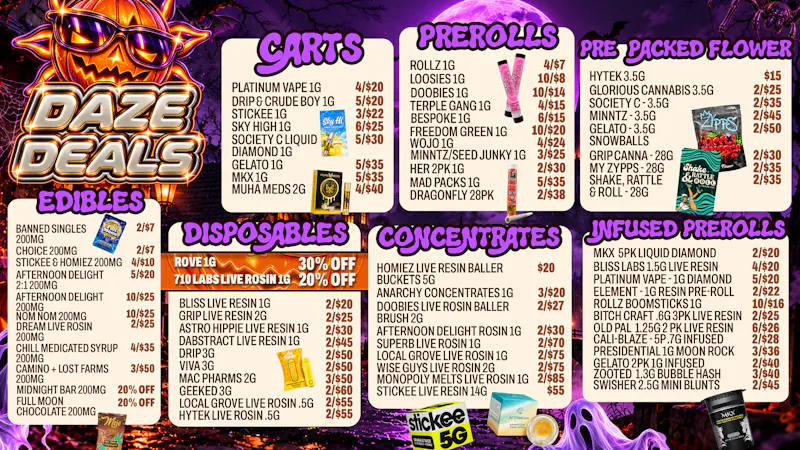 Happy Daze Happy Daze Mt Pleasant Deals: Spooky Savings Today