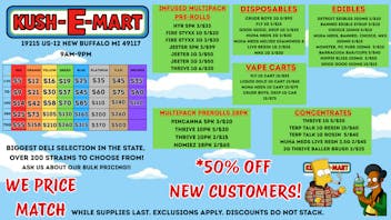 Kush E Mart Kush E Mart - NOW OPEN - 50% OFF New Customers!
