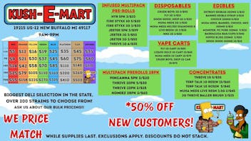 Kush E Mart Kush E Mart - NOW OPEN - 50% OFF New Customers!