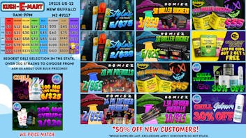 Kush E Mart Kush E Mart - NOW OPEN - 50% OFF New Customers!