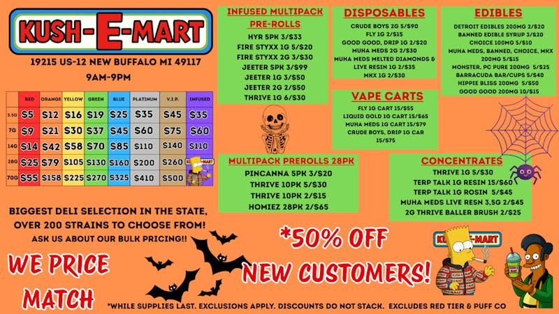 Kush E Mart Kush E Mart - NOW OPEN - 50% OFF New Customers!