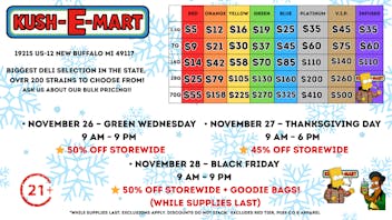 Kush E Mart Kush E Mart - NOW OPEN - 50% OFF New Customers!