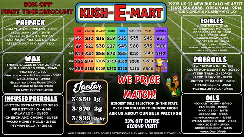 Kush E Mart Kush E Mart - NOW OPEN - 50% OFF New Customers!