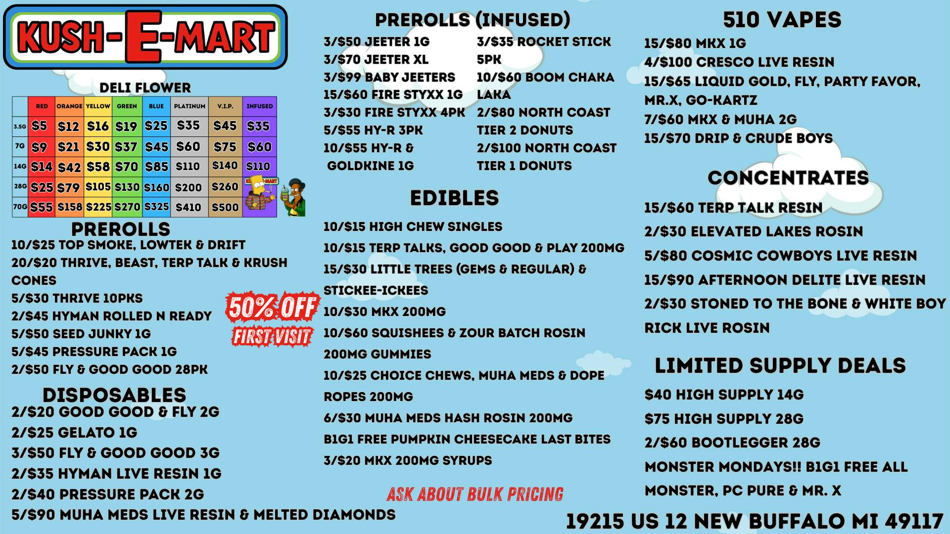 Kush E Mart Kush E Mart - NOW OPEN - 50% OFF New Customers!