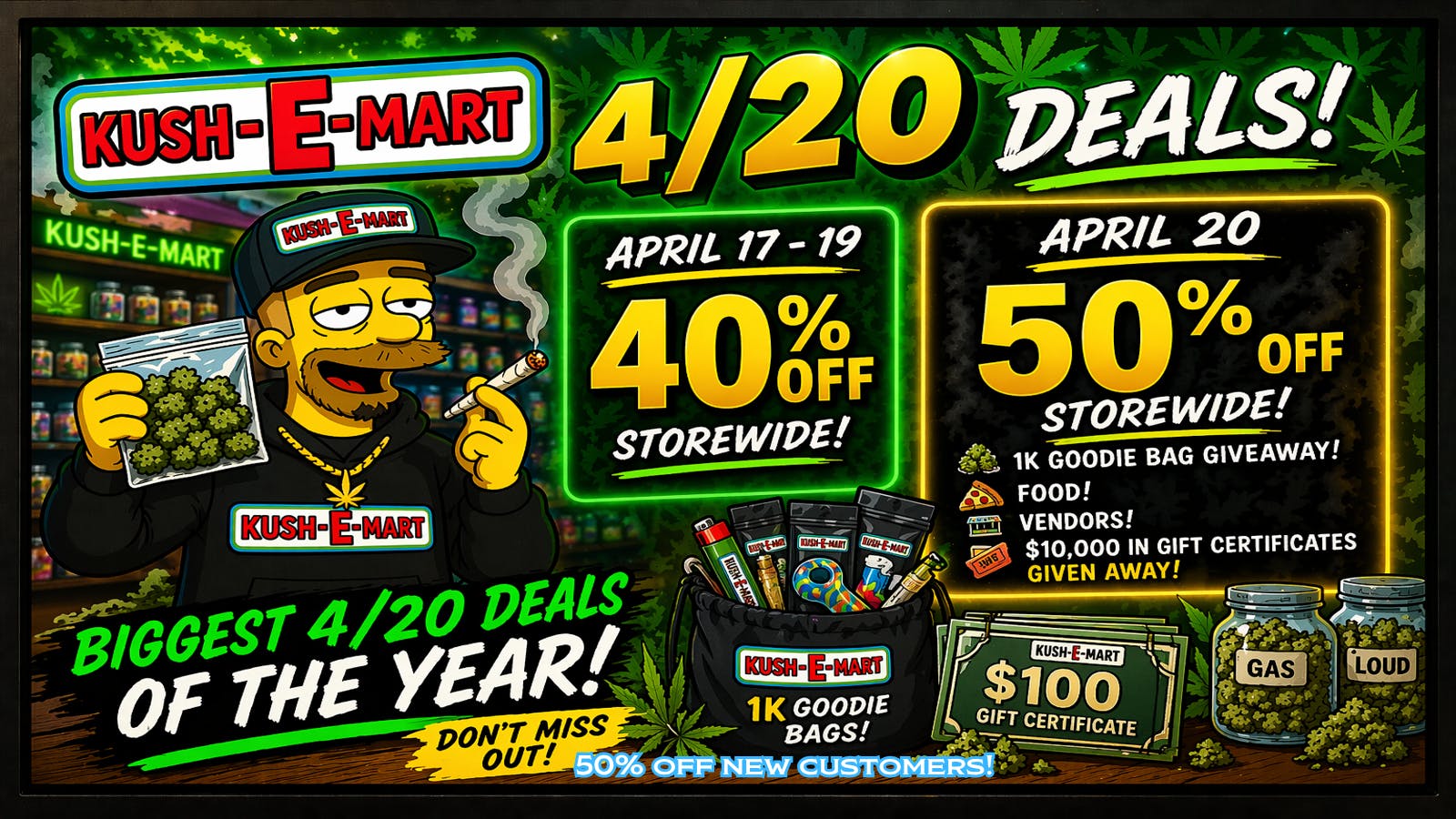 Kush E Mart Kush E Mart 50% OFF New Customers!