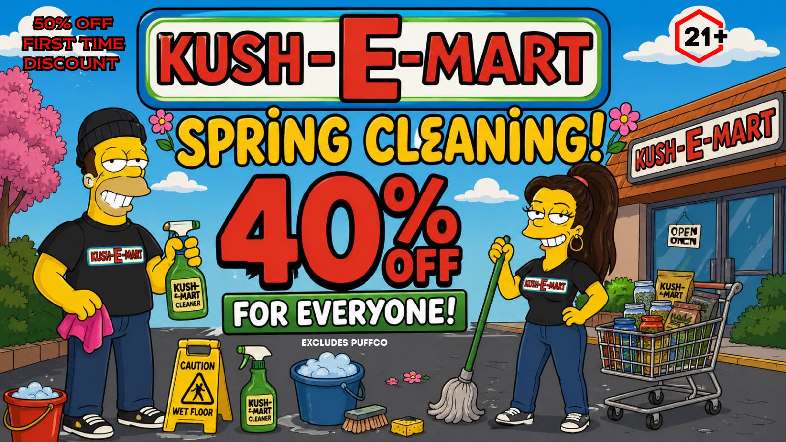 Kush E Mart Kush E Mart 50% OFF New Customers & 40% everyone!