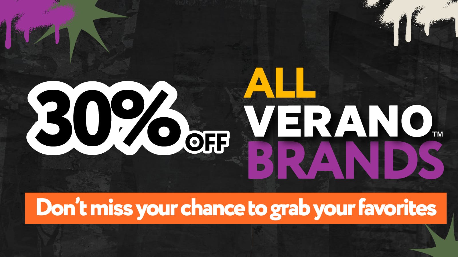 Jersey Leaf Dispensary 30% Off Verano Brands