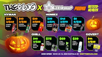 The Plug New Buffalo - NOW OPEN 🔥 The Plug x Medfarms Weekend Takeover! 🎃🌿