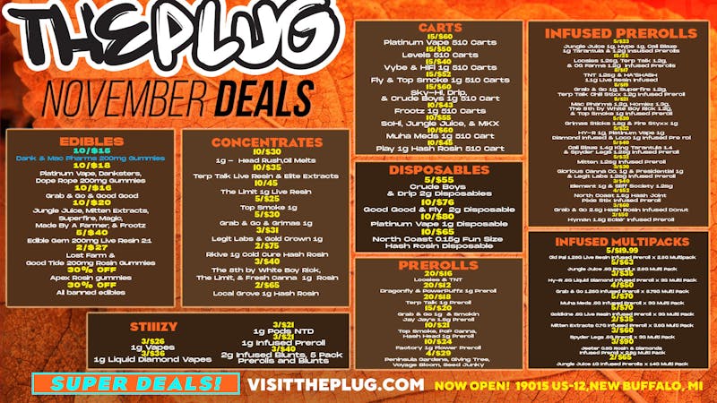 The Plug New Buffalo - NOW OPEN ⚡ STAY PLUGGED IN — NOVEMBER SAVINGS BLOWOUT ⚡