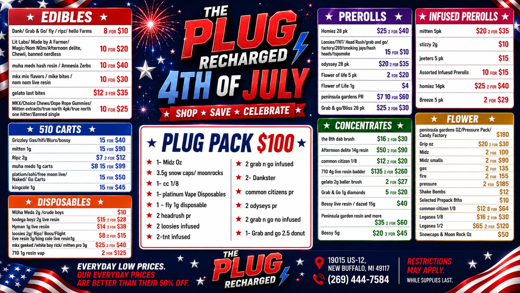 The Plug New Buffalo - NOW OPEN 🇺🇸 4TH OF JULY SAVINGS ARE HERE!🇺🇸