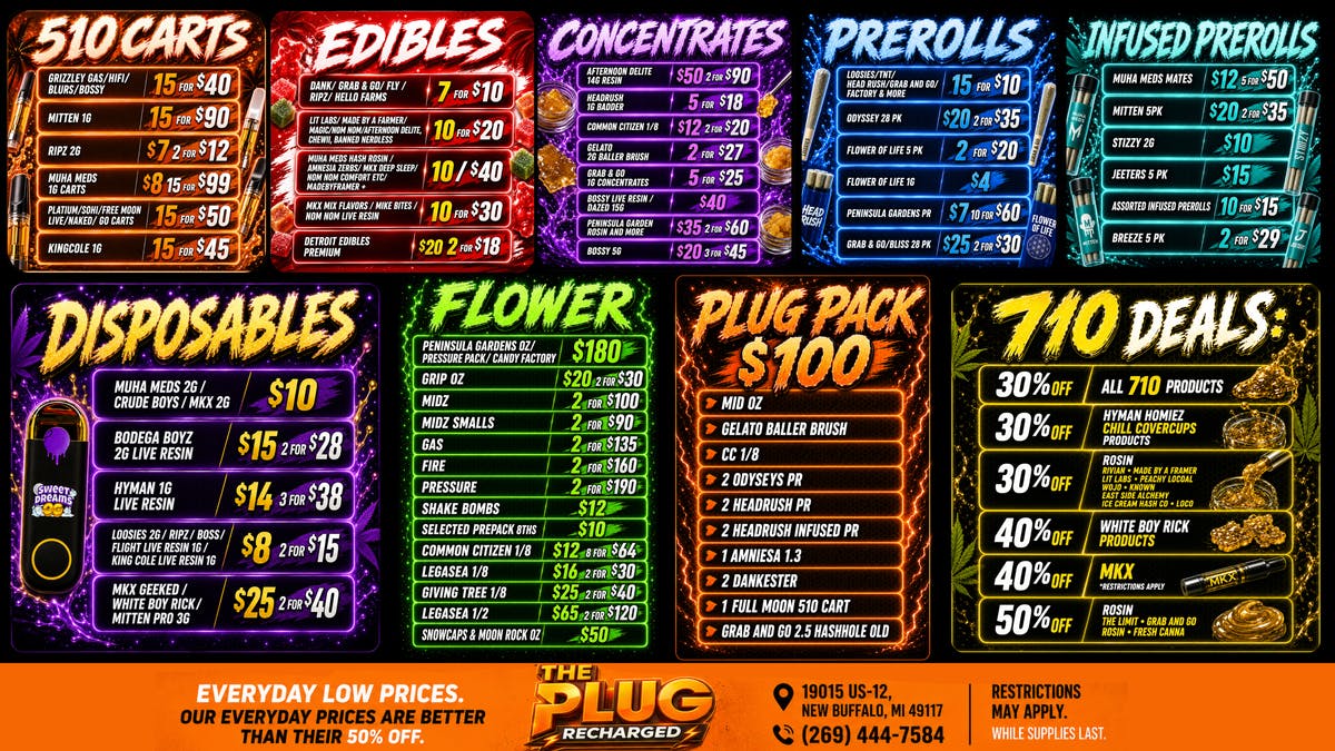 The Plug New Buffalo - NOW OPEN 🇺🇸 JULY SAVINGS ARE HERE!🇺🇸