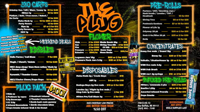 The Plug New Buffalo - NOW OPEN 🔥 Plugged-In Weekend Blowout 🔥