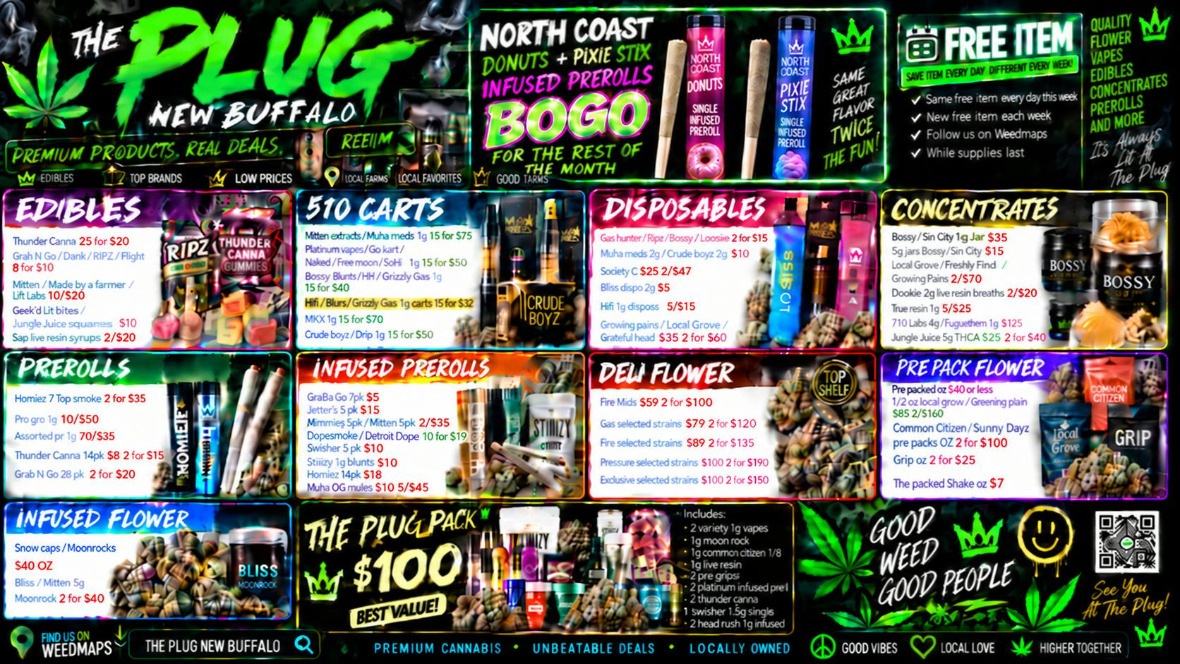 The Plug New Buffalo - NOW OPEN ⚡ SEPTEMBER STEALS: NORTH COAST BOGO + $100 PACK