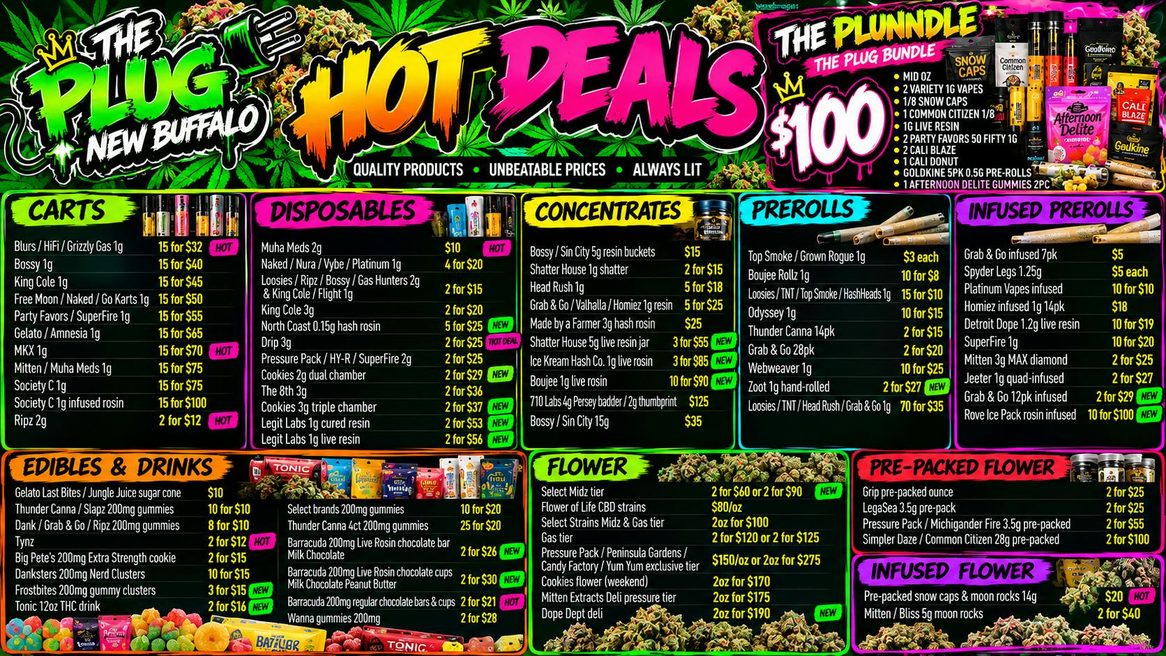 The Plug New Buffalo - NOW OPEN The Plug New Buffalo — HOT DEALS 🔥