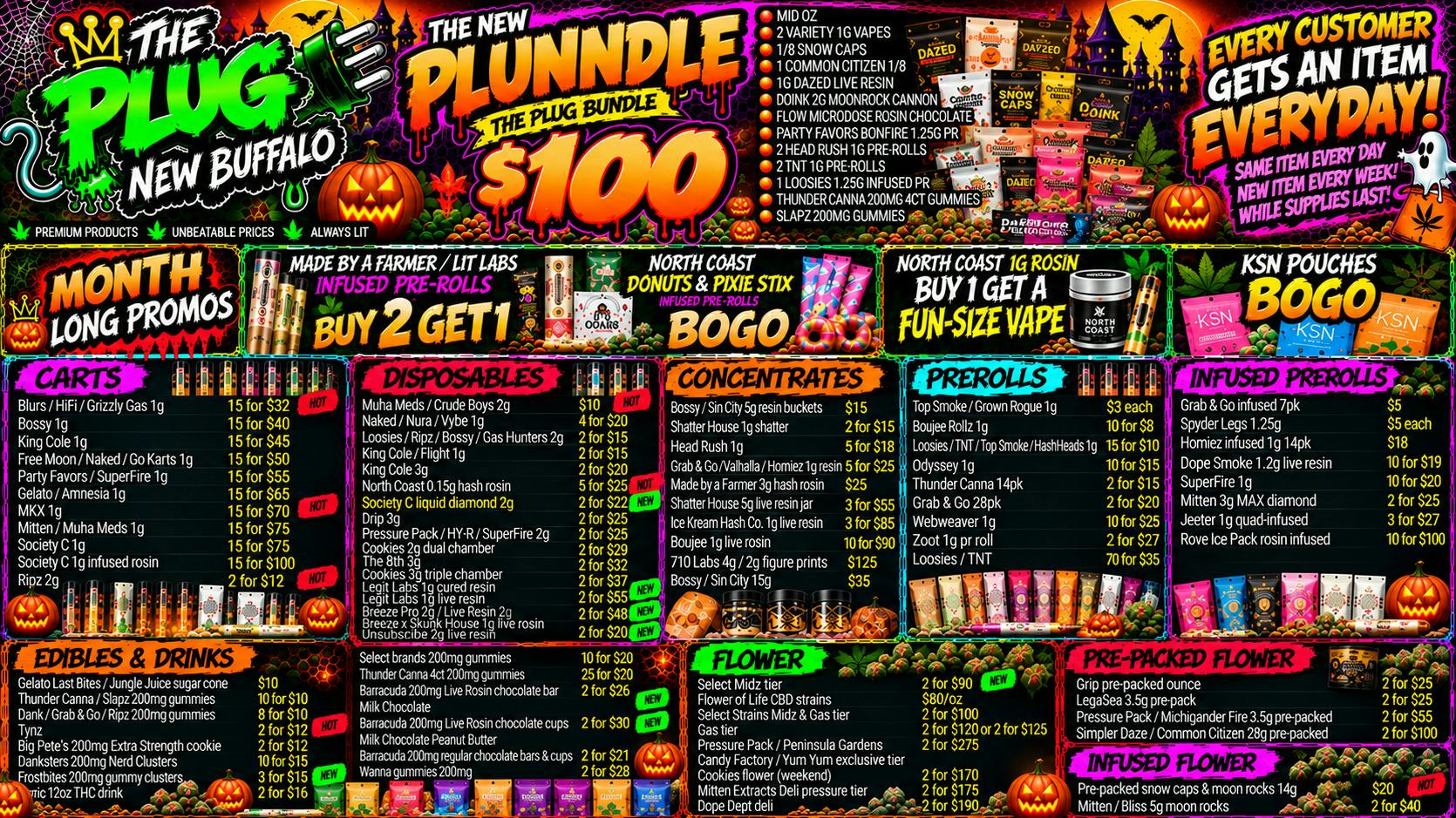 The Plug New Buffalo - NOW OPEN 🎃 THE PLUG NEW BUFFALO — HALLOWEEN HOT DEALS 👻🔥
