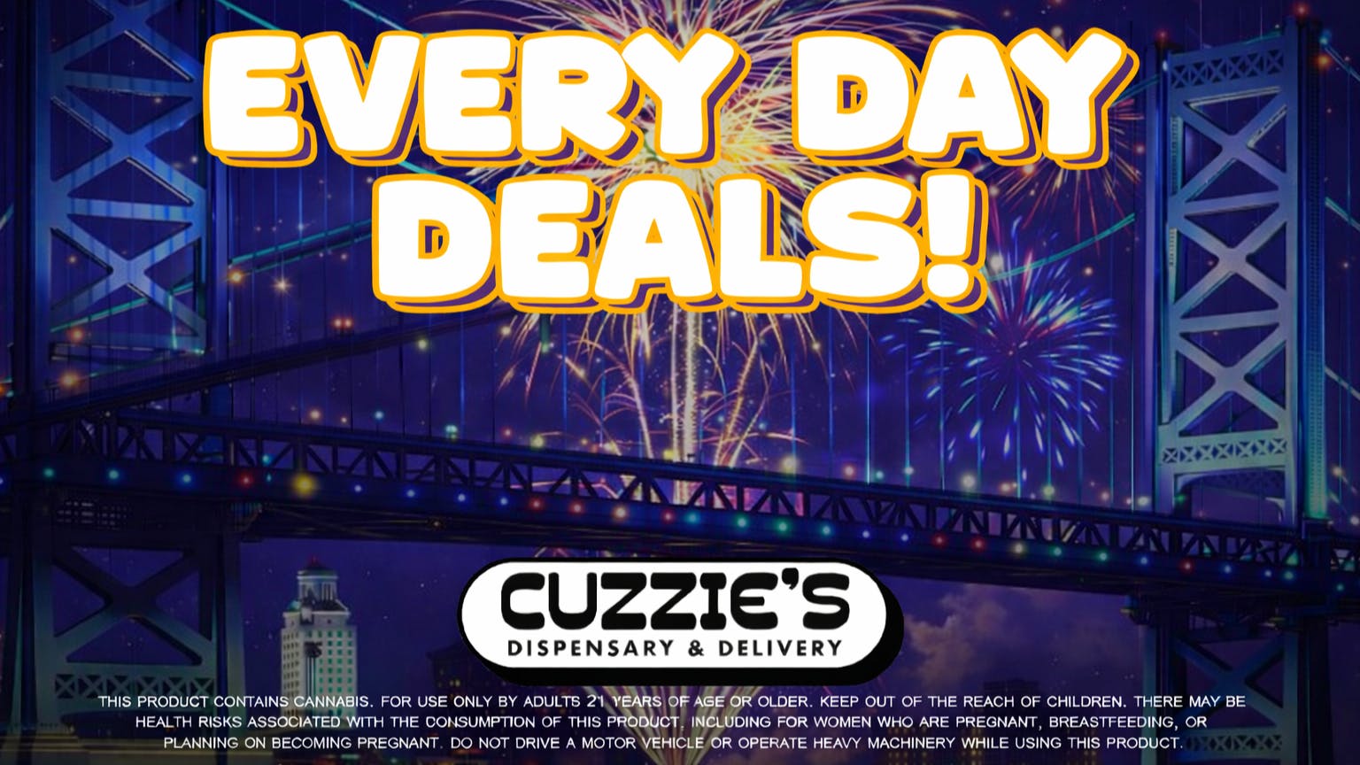 Cuzzies Dispensary Everyday Deals!